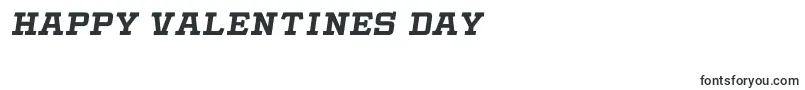 Fonte SlabbyPricesItalic – fontes do Dia de São Valentim